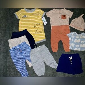 EUC 3-6 Month Baby Boy Clothing Lot of 10